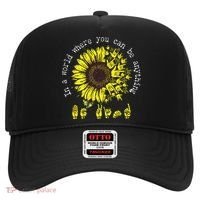 In A World Where You Can Be Anything Sunflower Deaf Hat thumb 0