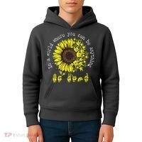 In A World Where You Can Be Anything Sunflower Deaf Kids Hoodie thumb 4