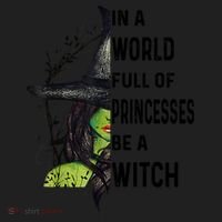 In A World Full Of Princesses Be A Witch Halloween Women's Sweatshirt thumb 2