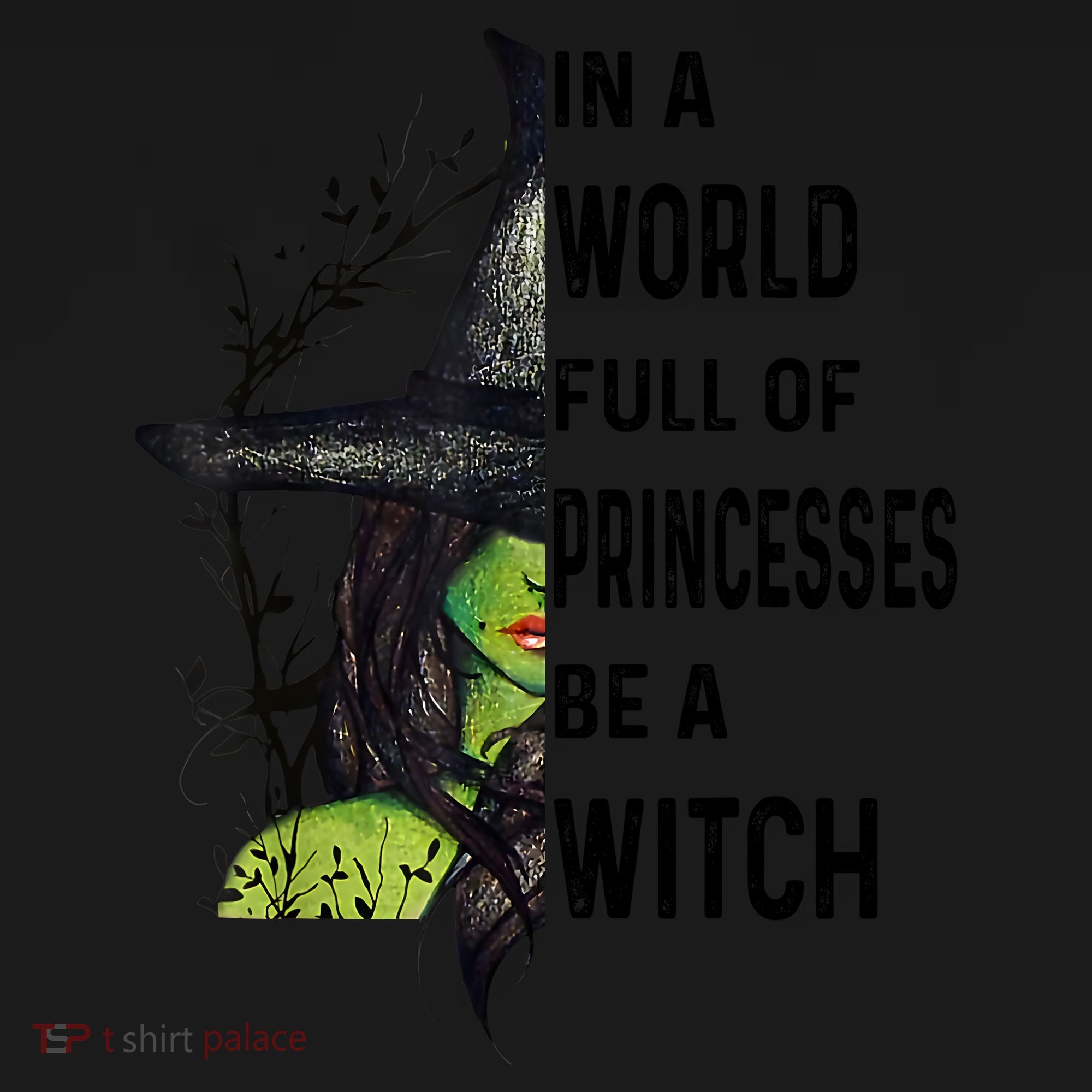 In A World Full Of Princesses Be A Witch Halloween Toddler Hoodie