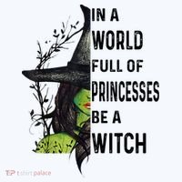 In A World Full Of Princesses Be A Witch Halloween Bucket Hat thumb 4