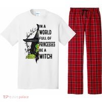 In A World Full Of Princesses Be A Witch Halloween Pajama Set thumb 0