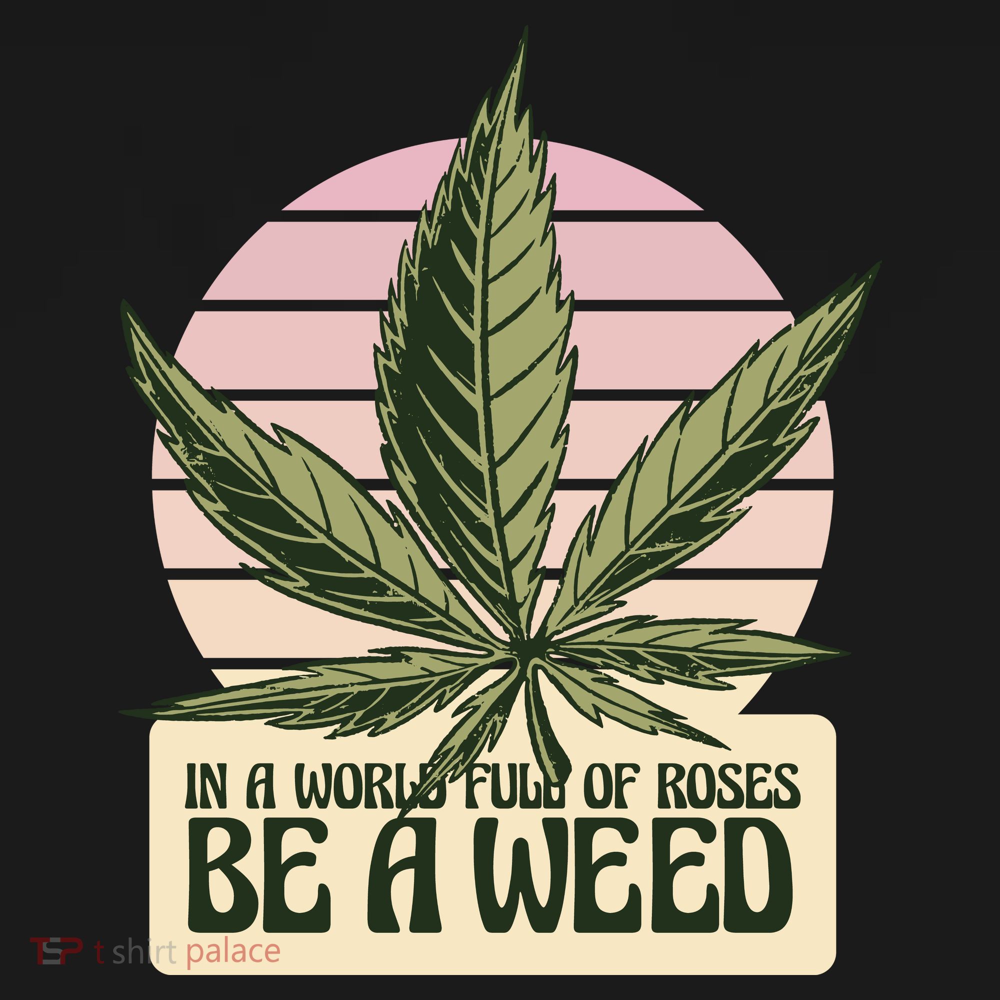 In A World Full Of Roses Be A Weed Funny Ornament