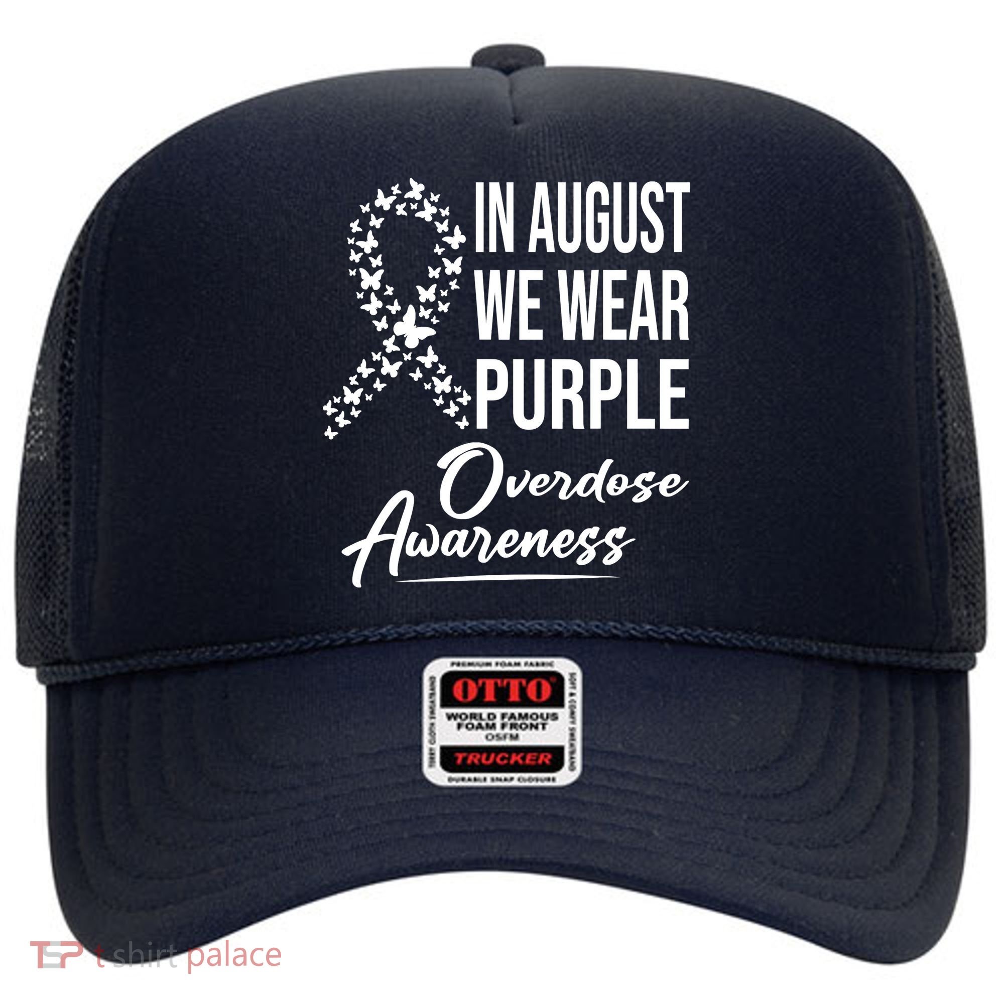 In August We Wear Purple Overdose Awareness Month Hat