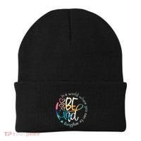 In A World Where You Can Be Anything Be Kind Kindness Beanie thumb 0