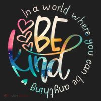 In A World Where You Can Be Anything Be Kind Kindness Beanie thumb 2