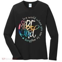 In A World Where You Can Be Anything Be Kind Kindness Women's Long Sleeve Shirt thumb 0