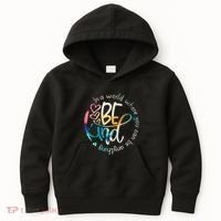 In A World Where You Can Be Anything Be Kind Kindness Kids Hoodie thumb 0