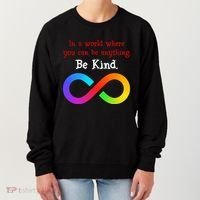 In A World Where You Can Be Everything Be Kind Women's Sweatshirt thumb 0