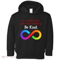 In A World Where You Can Be Everything Be Kind Toddler Hoodie thumb 0