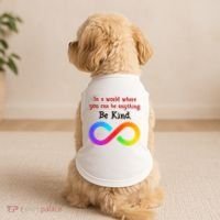 In A World Where You Can Be Everything Be Kind Doggie Tank thumb 2