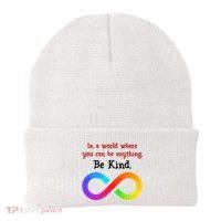 In A World Where You Can Be Everything Be Kind Beanie thumb 0
