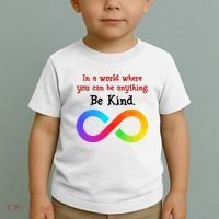In A World Where You Can Be Everything Be Kind Toddler T-Shirt thumb 2