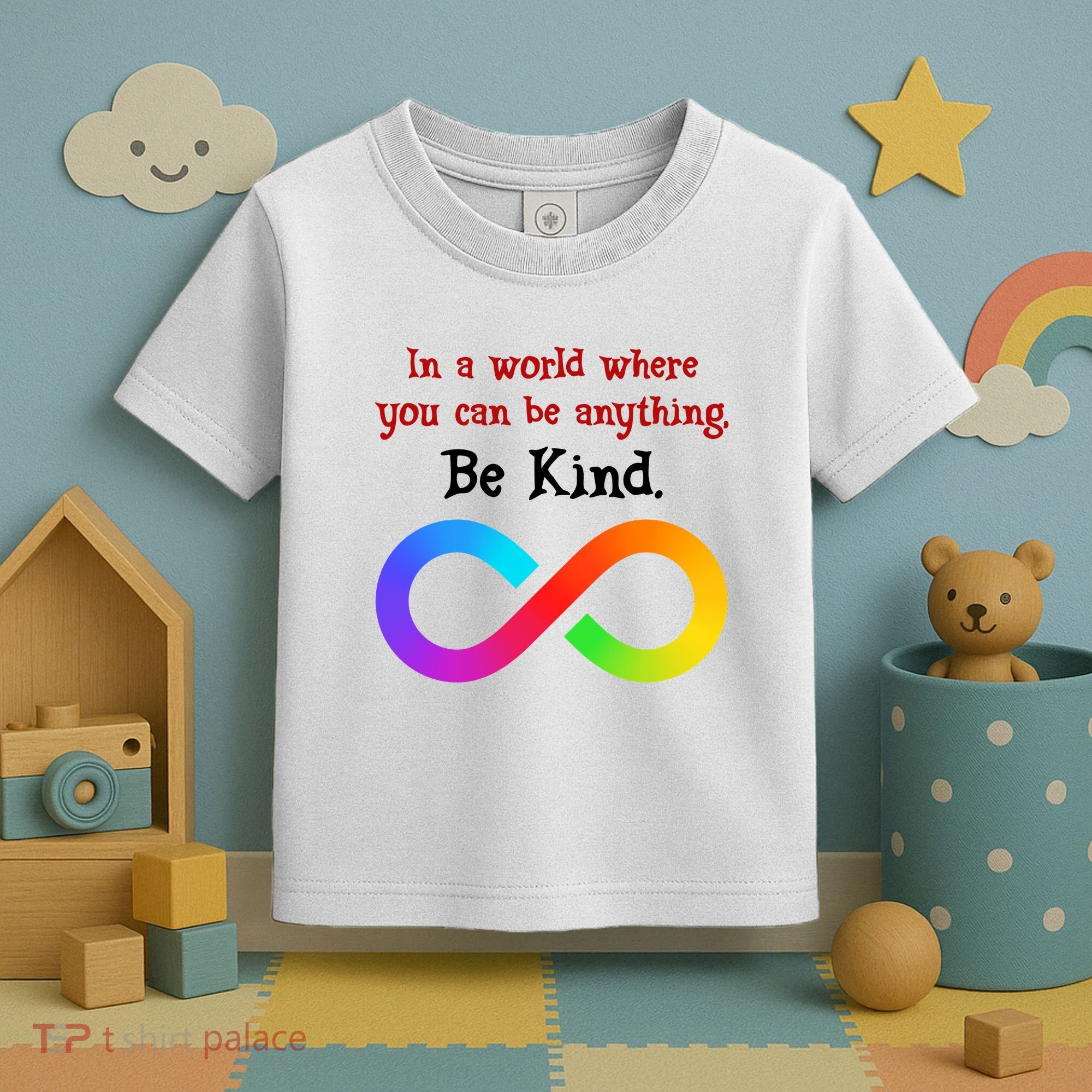 In A World Where You Can Be Everything Be Kind Toddler T-Shirt