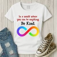 In A World Where You Can Be Everything Be Kind Women's T-Shirt thumb 3
