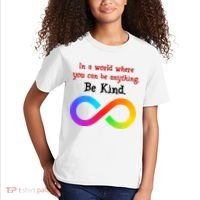 In A World Where You Can Be Everything Be Kind Kids T-Shirt thumb 2