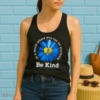In April We Wear Blue Child Abuse Prevention Awareness Women's Tank Top thumb 2