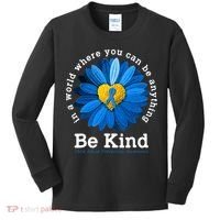 In April We Wear Blue Child Abuse Prevention Awareness Kids Long Sleeve Shirt thumb 0