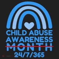 In April We Wear Blue Cool Child Abuse Prevention Awareness (2) Tumbler thumb 3