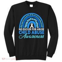 In April We Wear Blue Cool Child Abuse Prevention Awareness Sweatshirt thumb 0