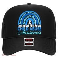 In April We Wear Blue Cool Child Abuse Prevention Awareness Hat thumb 0