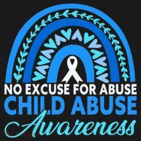 In April We Wear Blue Cool Child Abuse Prevention Awareness Kids Hoodie thumb 5