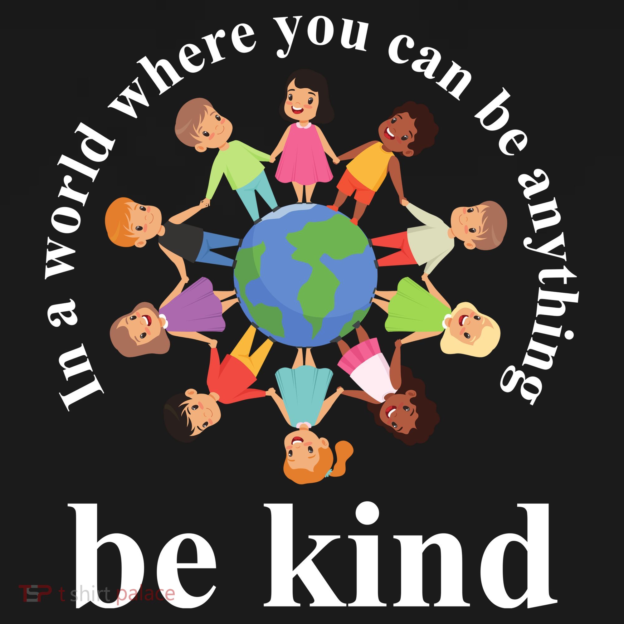 In A World Where You Can Be Anything Be Kind Earth World Kindness Day Coaster