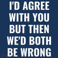 I'd Agree With You But Then We'd Both Be Wrong Toddler Hoodie thumb 2