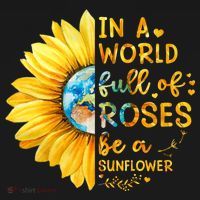 In A World Full Of Roses Be A Sunflower Doggie Tank thumb 4
