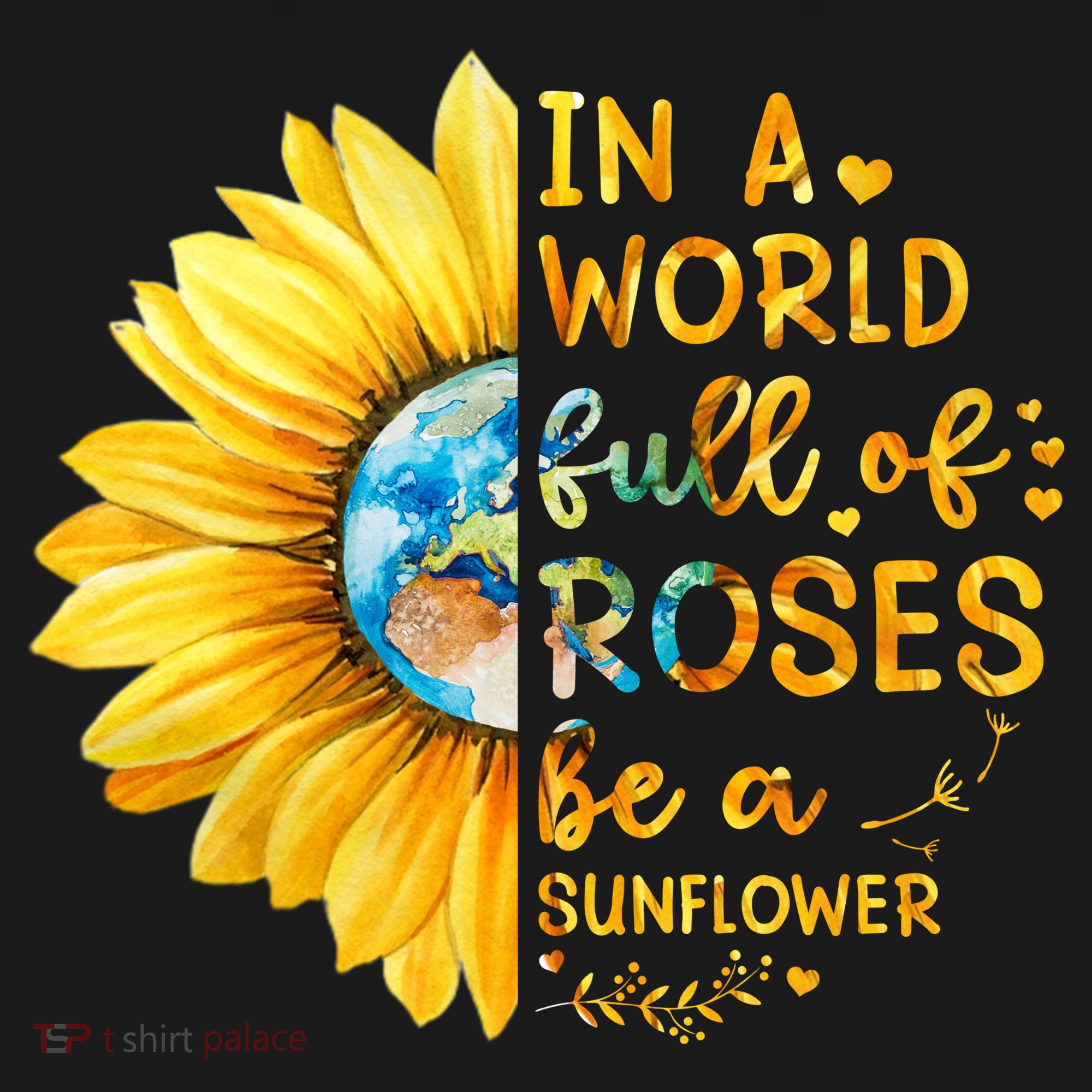 In A World Full Of Roses Be A Sunflower USA-Made Doggie Bandana