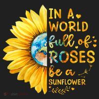 In A World Full Of Roses Be A Sunflower Beanie thumb 2