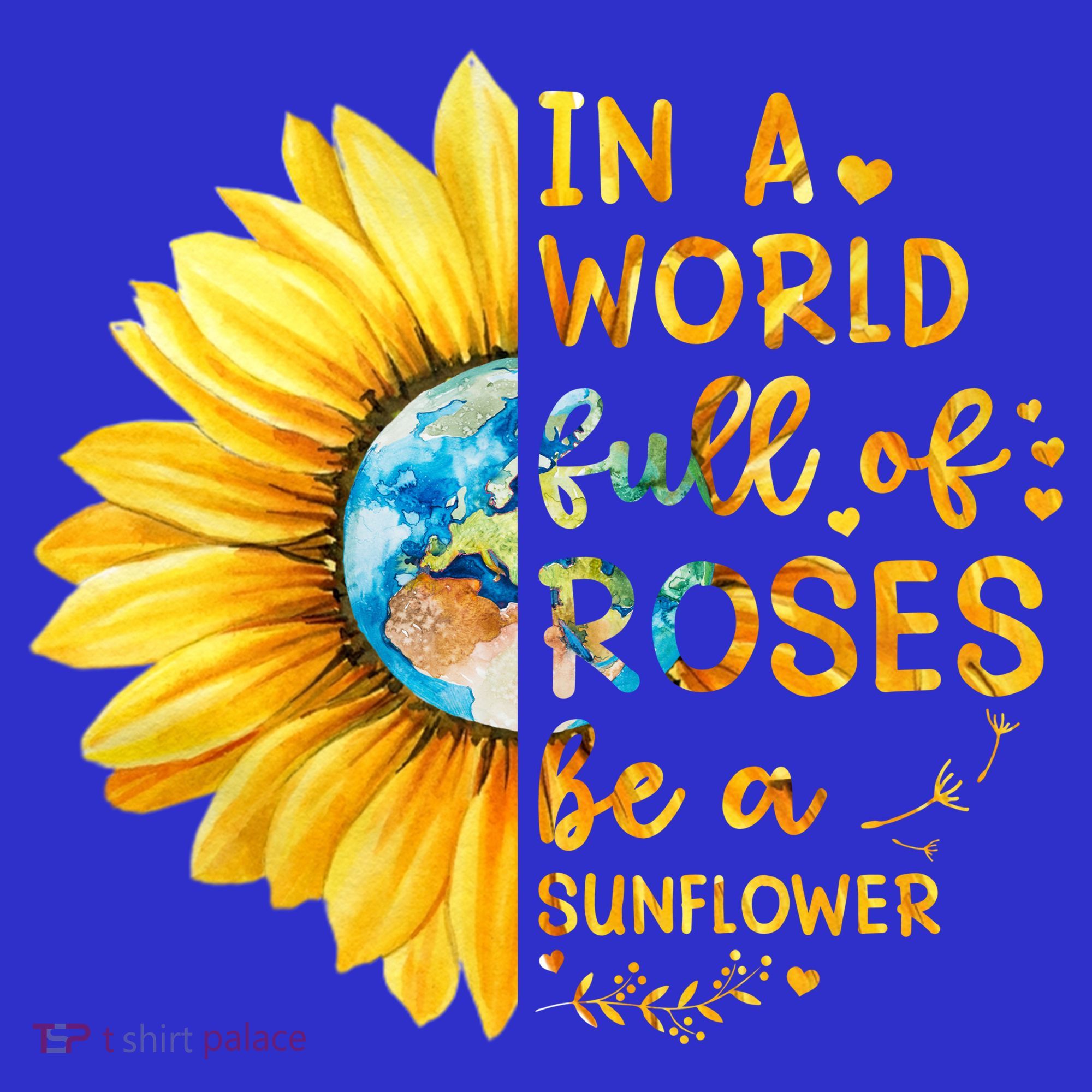 In A World Full Of Roses Be A Sunflower Visor