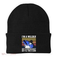 I'm A Welder Not A Gynecologist But I'll Take A Look Beanie thumb 0