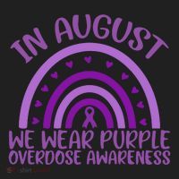 In August We Wear Purple Overdose Awareness Women's Sweatshirt thumb 2