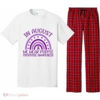 In August We Wear Purple Overdose Awareness Pajama Set thumb 0