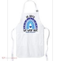 In April We Wear Blue Autism Awareness Apron thumb 0