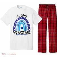 In April We Wear Blue Autism Awareness Pajama Set thumb 0