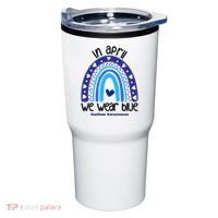 In April We Wear Blue Autism Awareness Tumbler thumb 0