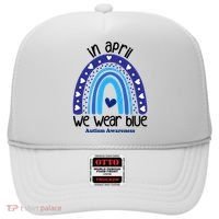In April We Wear Blue Autism Awareness Hat thumb 0