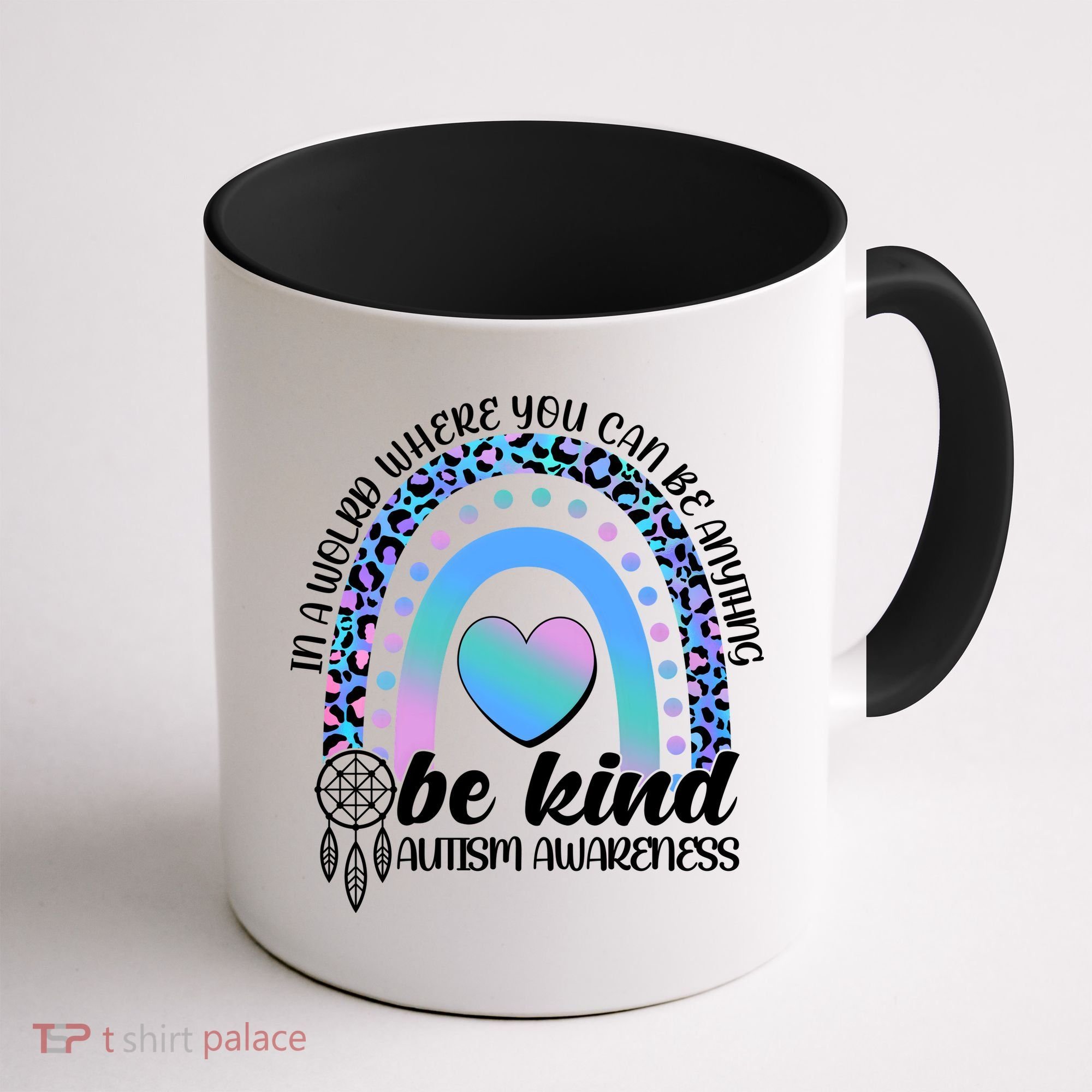 In A World Where You Can Be Anything Be Kind Autism Awareness Coffee Mug