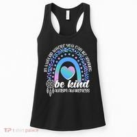 In A World Where You Can Be Anything Be Kind Autism Awareness Women's Tank Top thumb 0