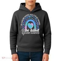 In A World Where You Can Be Anything Be Kind Autism Awareness Kids Hoodie thumb 4