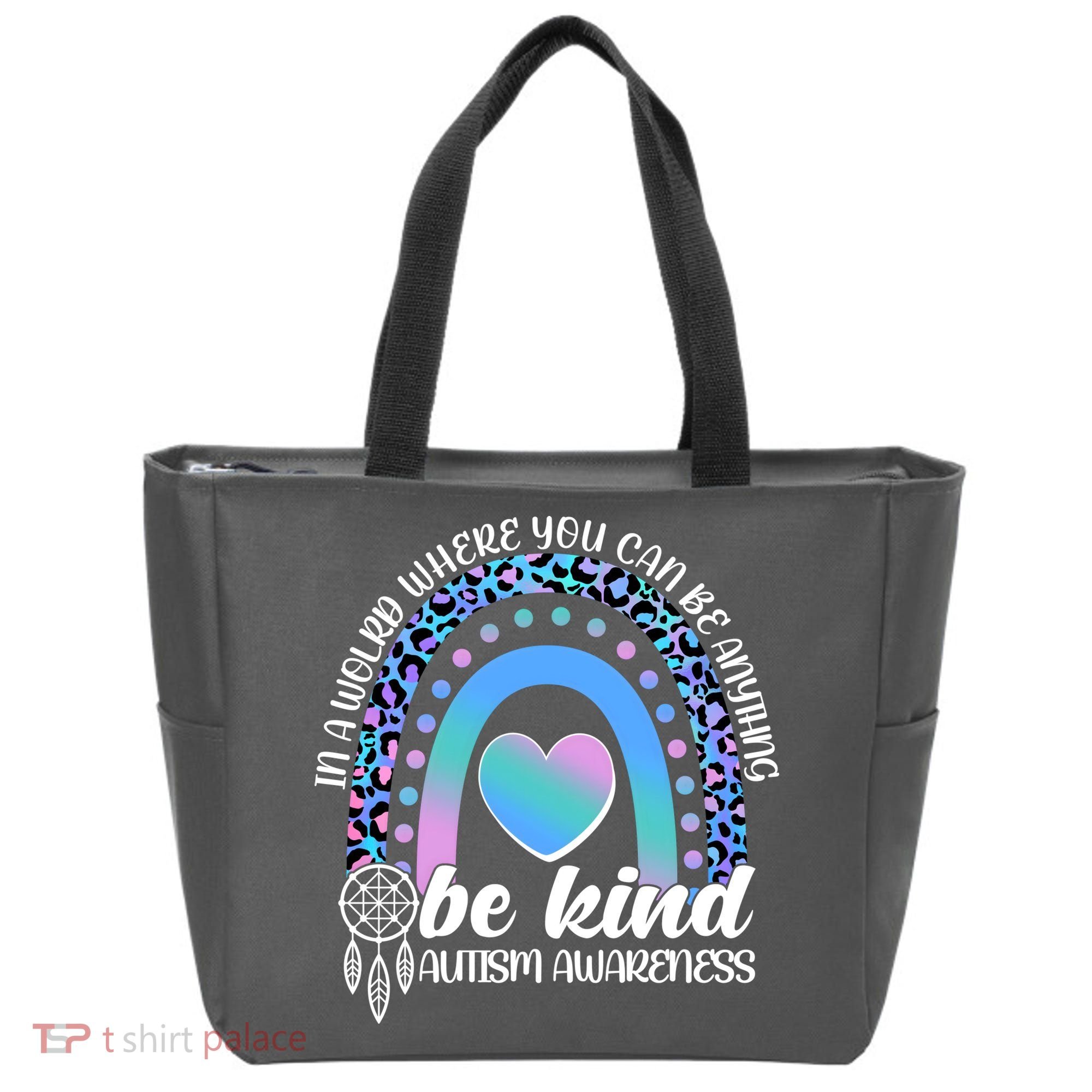 In A World Where You Can Be Anything Be Kind Autism Awareness Tote Bag