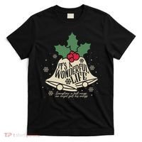 ItS A Wonderful Life Everytime A Bell Rings Christmas Movie Gift T-Shirt thumb 0