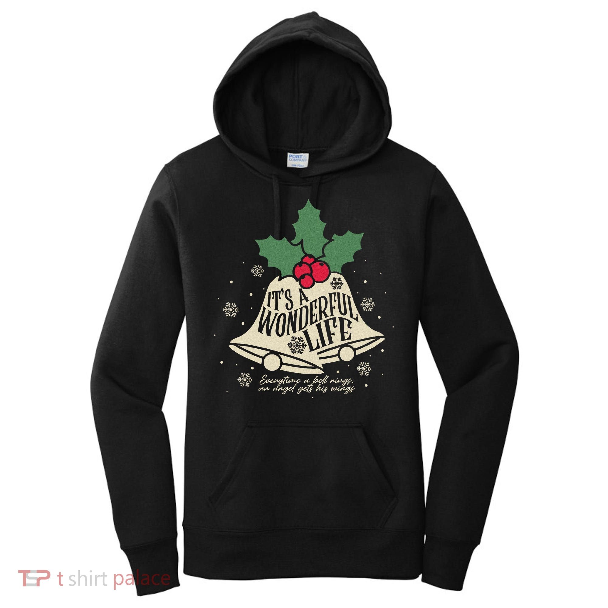 ItS A Wonderful Life Everytime A Bell Rings Christmas Movie Gift Women's Hoodie