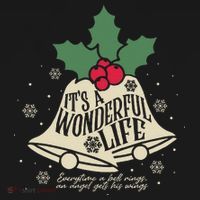 ItS A Wonderful Life Everytime A Bell Rings Christmas Movie Gift Women's Hoodie thumb 2