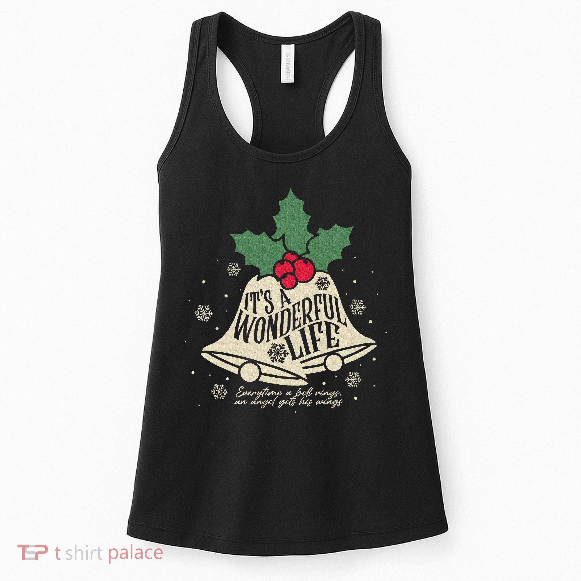 ItS A Wonderful Life Everytime A Bell Rings Christmas Movie Gift Women's Tank Top