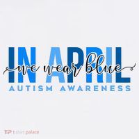 In April We Wear Blue Autism Awareness Polo thumb 3