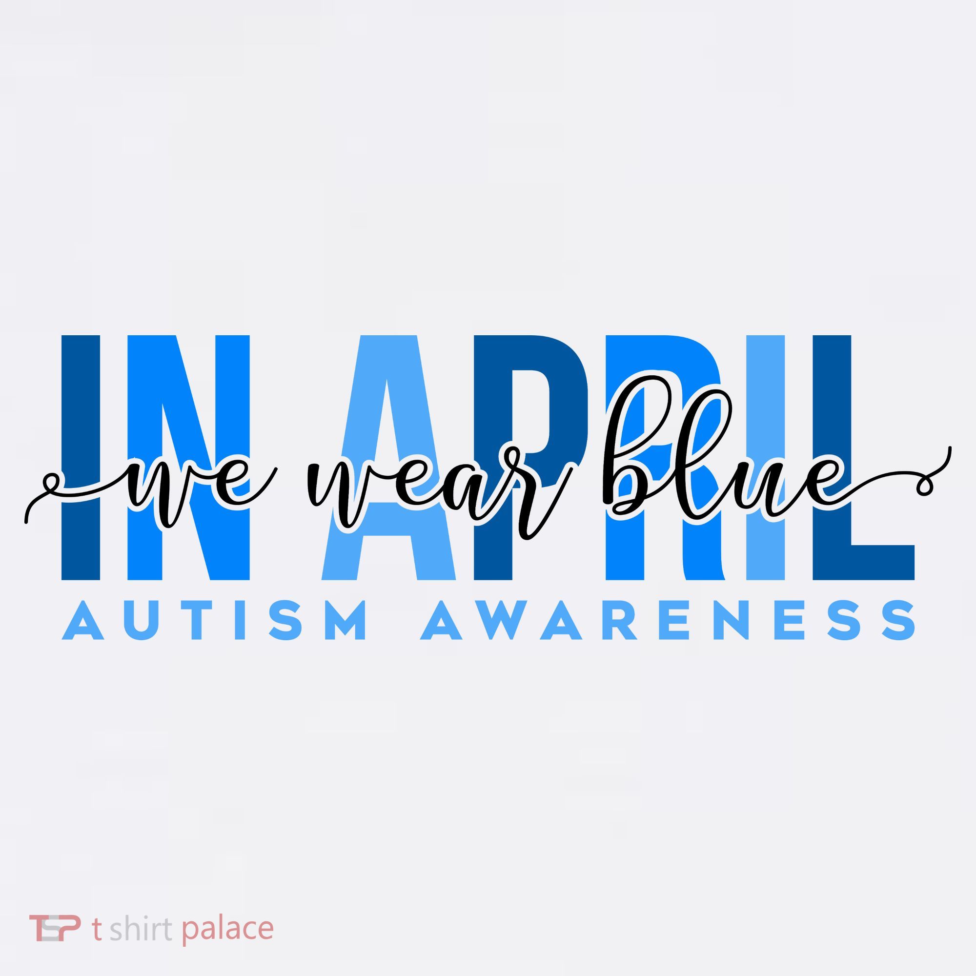 In April We Wear Blue Autism Awareness Ornament