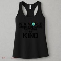 In A World Where You Can Be Anything Be Kind Women's Tank Top thumb 3